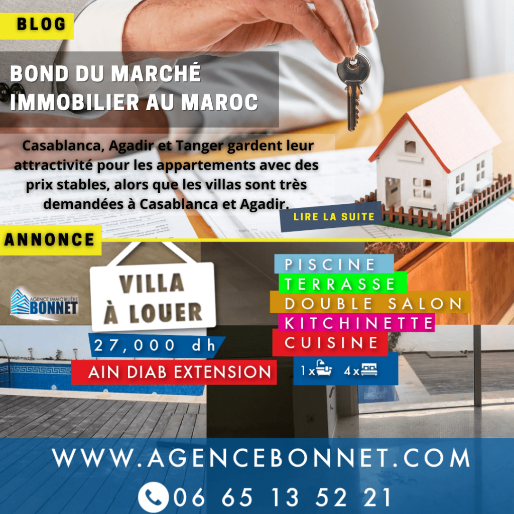 Bond du marché immobilier au Maroc